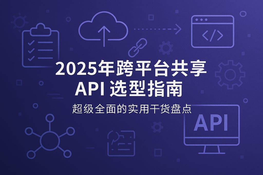 2025年跨平台共享 API选型指南，超级全面的实用干货盘点